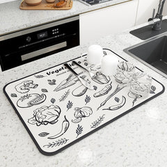 Super Absorbent Kitchen Drying Mat